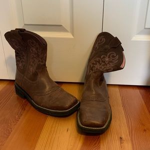 Ariat Brown Rebel Ranchbaby Boots